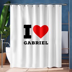 I Love Gabriel Shower Curtain 60  X 72  (medium)  by ilovewhateva