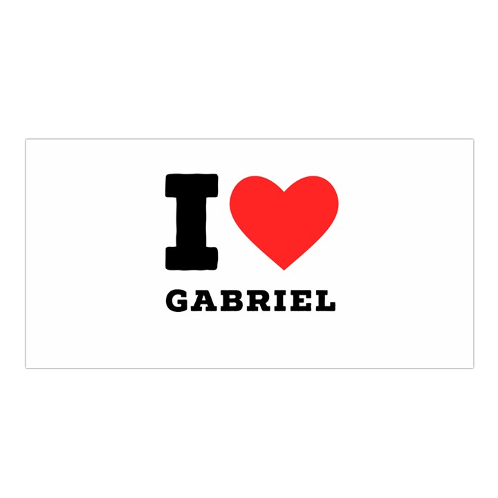 I love gabriel Satin Shawl 45  x 80 