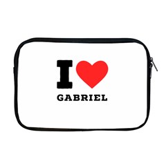 I Love Gabriel Apple Macbook Pro 17  Zipper Case by ilovewhateva