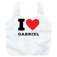 I Love Gabriel Full Print Recycle Bag (xxl) by ilovewhateva