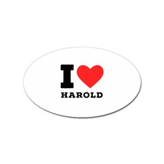 I Love Harold Sticker (oval) by ilovewhateva