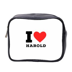 I Love Harold Mini Toiletries Bag (two Sides) by ilovewhateva