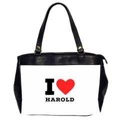 I Love Harold Oversize Office Handbag (2 Sides) by ilovewhateva