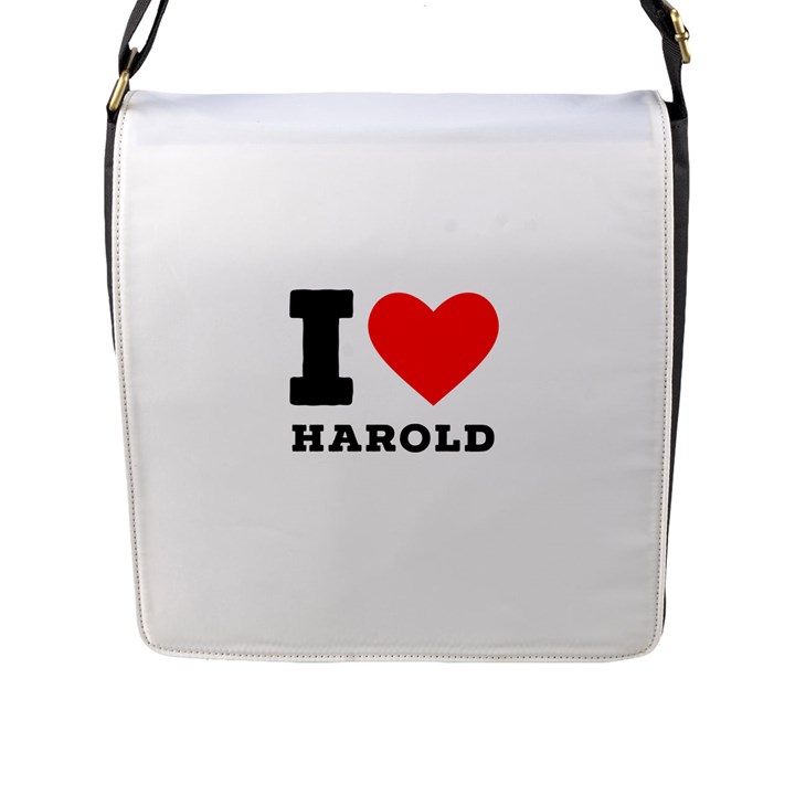 I love harold Flap Closure Messenger Bag (L)