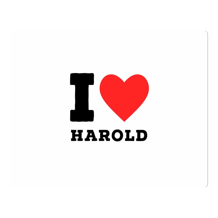 I love harold Premium Plush Fleece Blanket (Large)