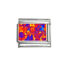 Geometric Pattern Fluorescent Colorful Italian Charm (9mm) by Jancukart