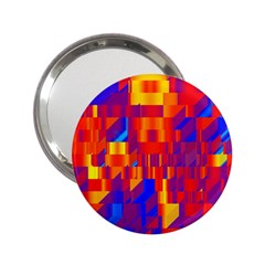 Geometric Pattern Fluorescent Colorful 2 25  Handbag Mirrors by Jancukart