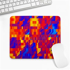 Geometric Pattern Fluorescent Colorful Large Mousepad