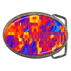 Geometric Pattern Fluorescent Colorful Belt Buckles