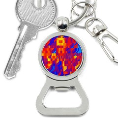 Geometric Pattern Fluorescent Colorful Bottle Opener Key Chain