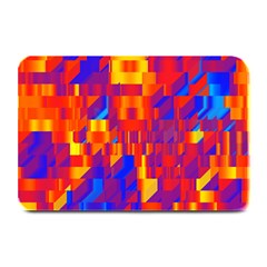 Geometric Pattern Fluorescent Colorful Plate Mats