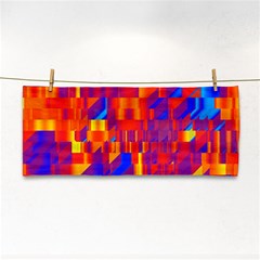 Geometric Pattern Fluorescent Colorful Hand Towel