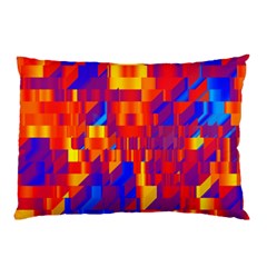 Geometric Pattern Fluorescent Colorful Pillow Case