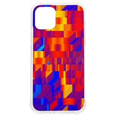 Geometric Pattern Fluorescent Colorful Iphone 12/12 Pro Tpu Uv Print Case