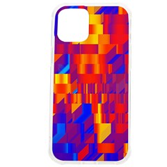 Geometric Pattern Fluorescent Colorful Iphone 12 Pro Max Tpu Uv Print Case