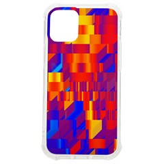 Geometric Pattern Fluorescent Colorful Iphone 12 Mini Tpu Uv Print Case	