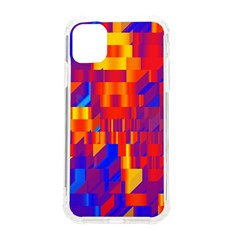 Geometric Pattern Fluorescent Colorful Iphone 11 Tpu Uv Print Case