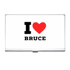 I Love Bruce Business Card Holder by ilovewhateva