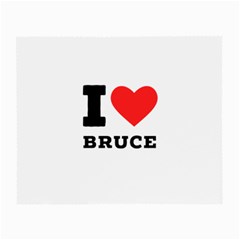 I Love Bruce Small Glasses Cloth by ilovewhateva