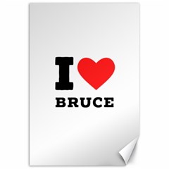 I Love Bruce Canvas 20  X 30  by ilovewhateva