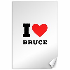 I Love Bruce Canvas 24  X 36  by ilovewhateva