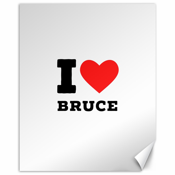 I love bruce Canvas 11  x 14 