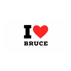 I Love Bruce Satin Wrap 35  X 70  by ilovewhateva