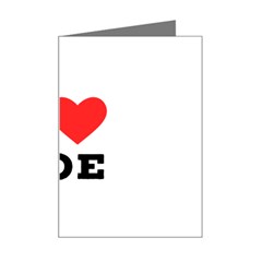 I Love Joe Mini Greeting Card by ilovewhateva