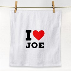 I Love Joe Face Towel by ilovewhateva