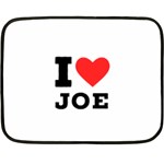 I love joe Two Sides Fleece Blanket (Mini) 35 x27  Blanket Back