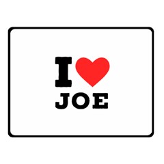 I Love Joe Fleece Blanket (small) by ilovewhateva