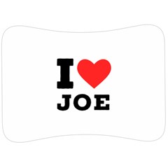 I Love Joe Velour Seat Head Rest Cushion by ilovewhateva