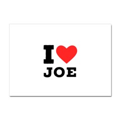 I Love Joe Crystal Sticker (a4) by ilovewhateva