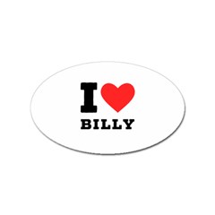 I Love Billy Sticker (oval) by ilovewhateva