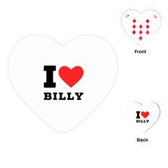 I Love Billy Playing Cards Single Design (heart) by ilovewhateva