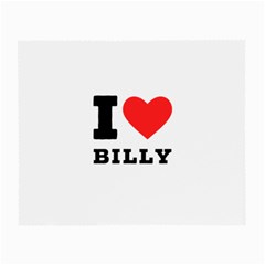 I Love Billy Small Glasses Cloth (2 Sides) by ilovewhateva