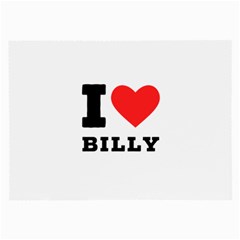 I Love Billy Large Glasses Cloth by ilovewhateva