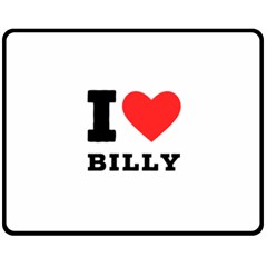 I Love Billy Fleece Blanket (medium) by ilovewhateva