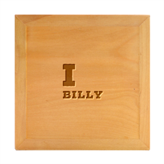 I Love Billy Wood Photo Frame Cube by ilovewhateva