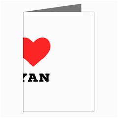 I Love Bryan Greeting Cards (pkg Of 8) by ilovewhateva