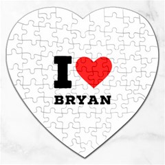 I Love Bryan Jigsaw Puzzle (heart) by ilovewhateva