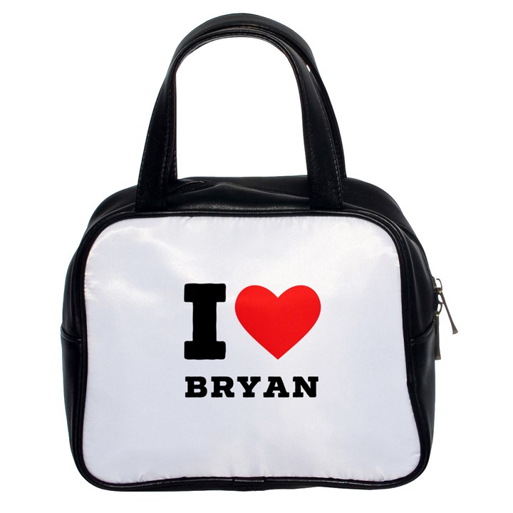 I love bryan Classic Handbag (Two Sides)