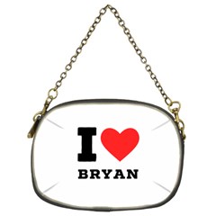 I Love Bryan Chain Purse (two Sides) by ilovewhateva