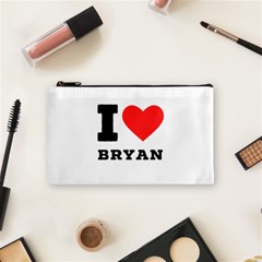 I Love Bryan Cosmetic Bag (small) by ilovewhateva