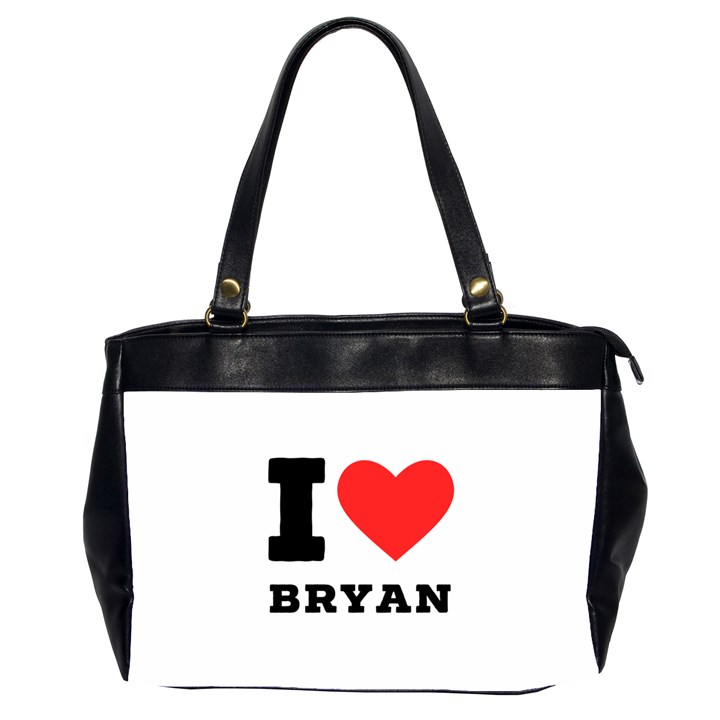 I love bryan Oversize Office Handbag (2 Sides)