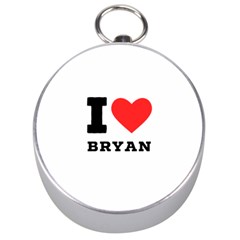 I Love Bryan Silver Compasses by ilovewhateva