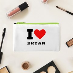 I Love Bryan Cosmetic Bag (xs) by ilovewhateva