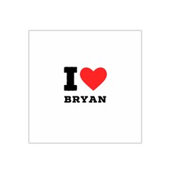 I Love Bryan Satin Bandana Scarf 22  X 22  by ilovewhateva