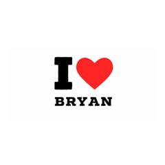 I Love Bryan Satin Wrap 35  X 70  by ilovewhateva