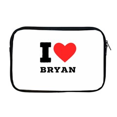 I Love Bryan Apple Macbook Pro 17  Zipper Case by ilovewhateva